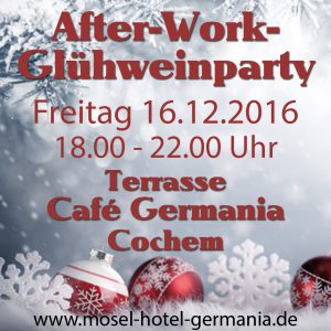 Afterwork-Glühweinparty